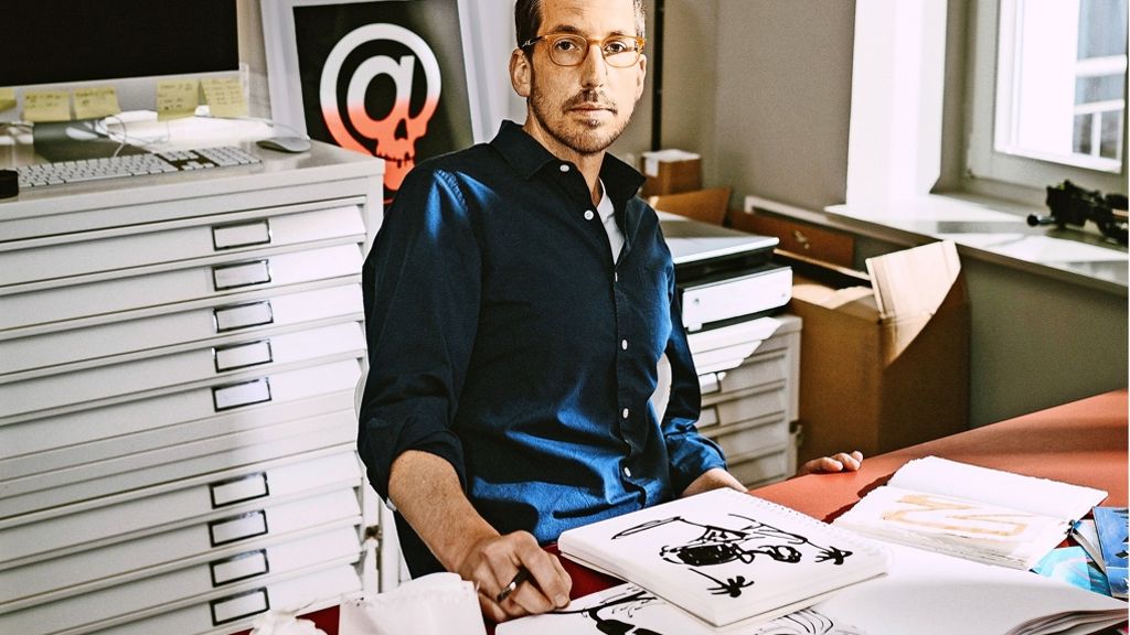 Multimedia-Reportage über Illustrator Christoph Niemann: Der Mann, der aus Socken einen T-Rex macht