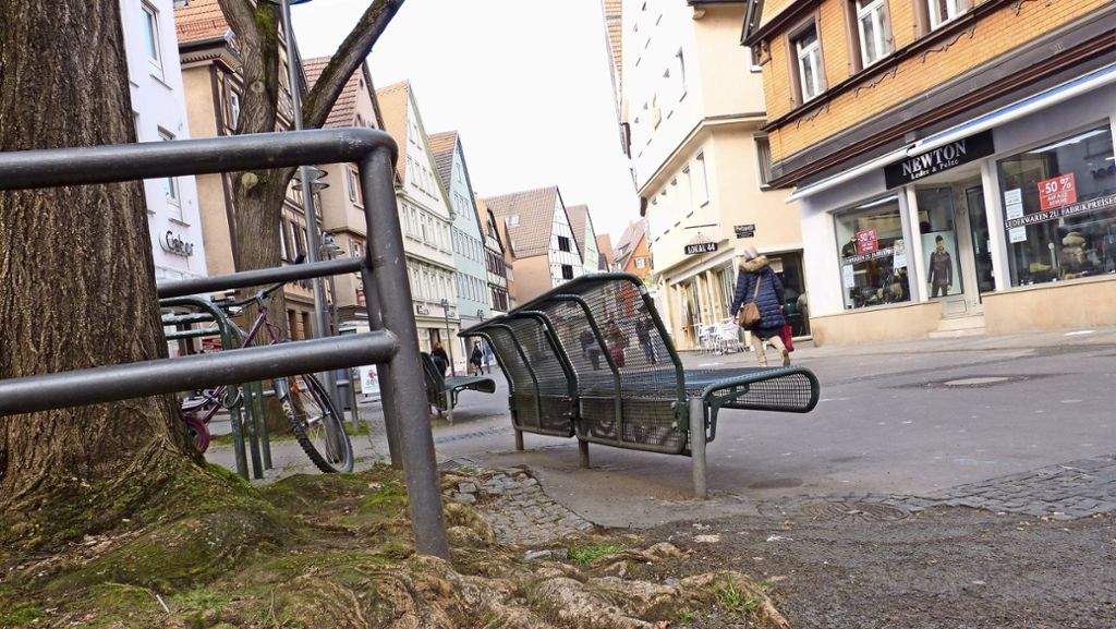 Belagarbeiten in Bad Cannstatt: Ein neuer Belag für die  Marktstraße