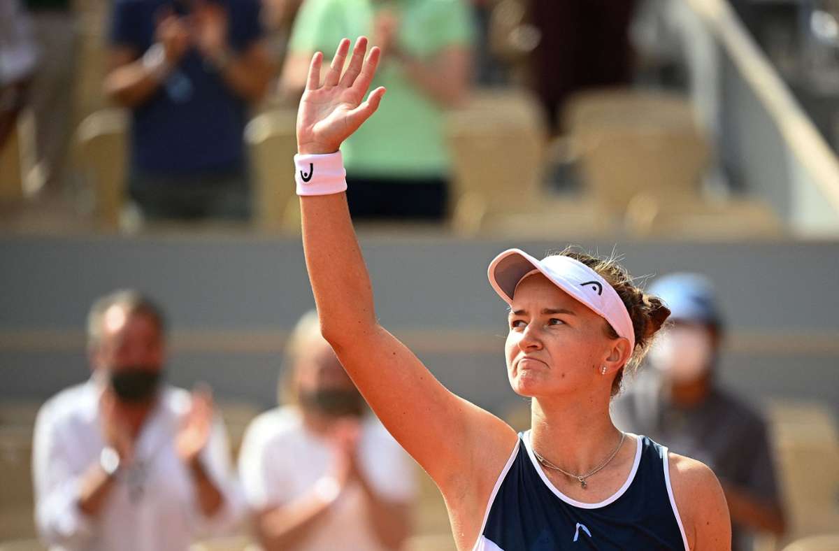Barbora Krejcikova hat die French Open gewonnen Foto: AFP/CHRISTOPHE ARCHAMBAULT