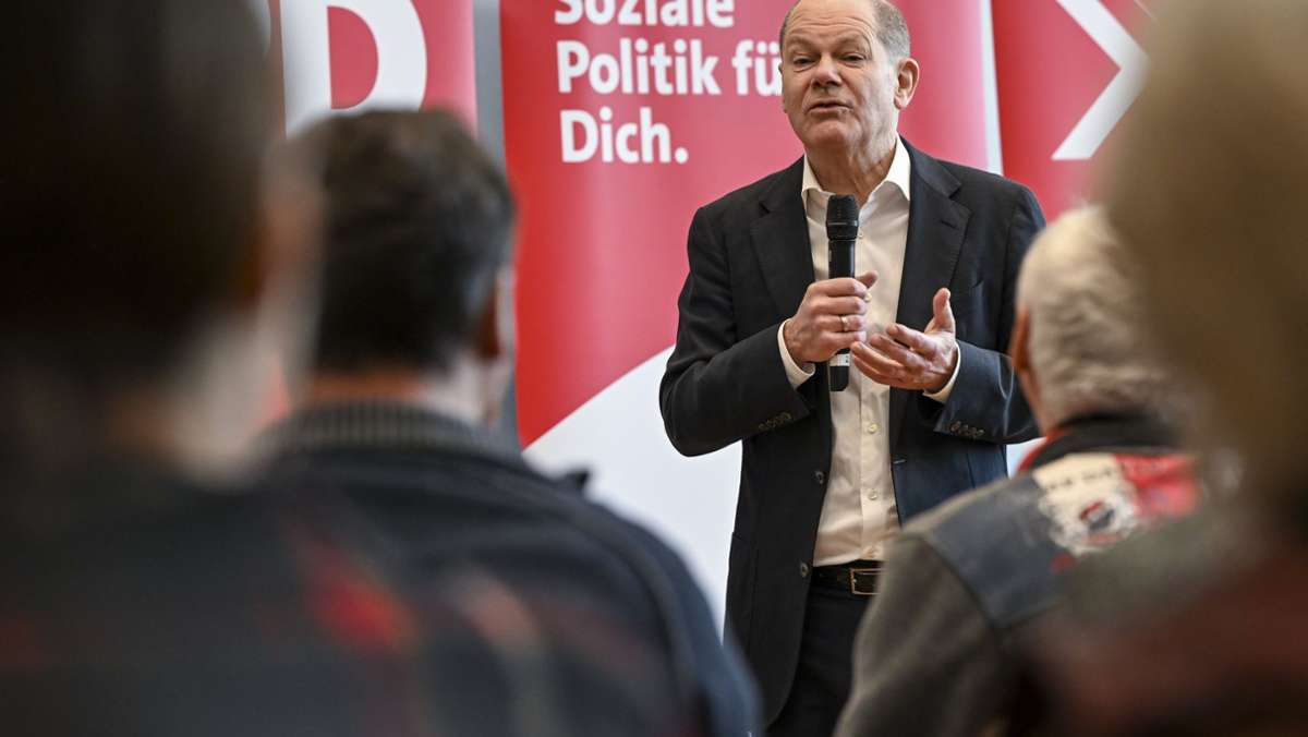 Veranstaltung in Potsdam: Kanzler Scholz rechnet über Jahre mit Lehrermangel