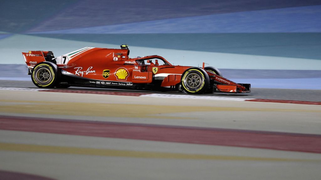  Beim Formel-1-Rennen in Bahrain hat Ferraripilot Kimi Räikkönen einen Mechaniker angefahren und schwer verletzt. Der Finne schied wegen des fehlgeschlagenen Boxenstopps aus. 