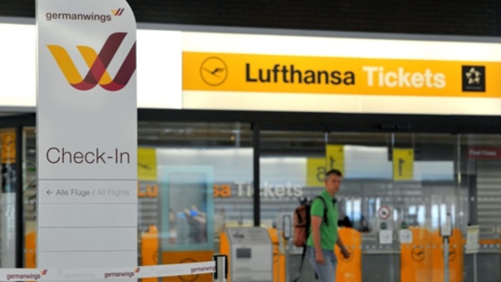 Piloten-Streik bei Germanwings: Stuttgart: 36 Flüge gestrichen
