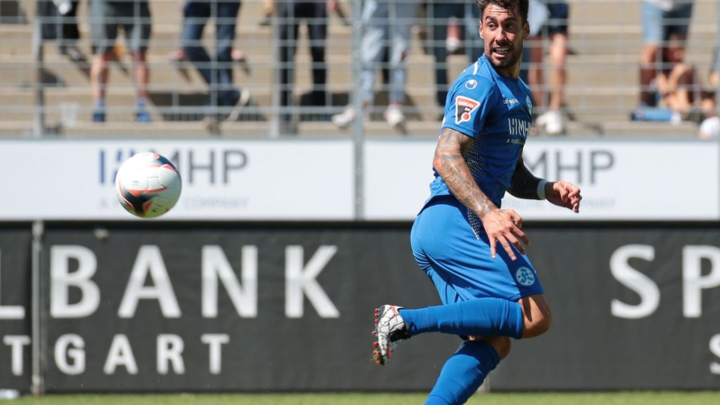 Stürmer der Stuttgarter Kickers: Cristian Gilés – ein Torero für die Tore