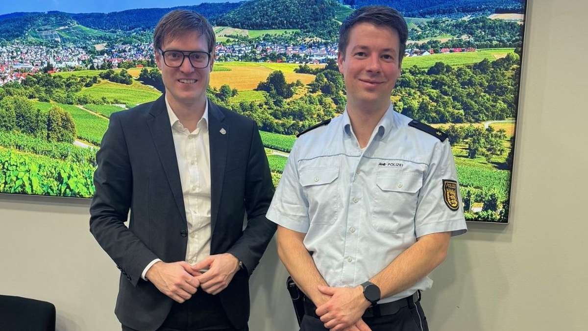 Oberstenfeld: Antrittsbesuch vom neuen Polizeirevierleiter