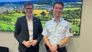 Oberstenfeld: Antrittsbesuch vom neuen Polizeirevierleiter