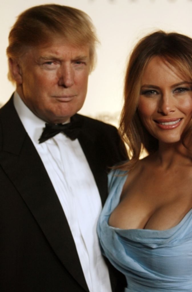 Melania Trump, die Frau von US-Präsidentschaftskandidat Donald Trump, ist immer an der Seite ihres Mannes.