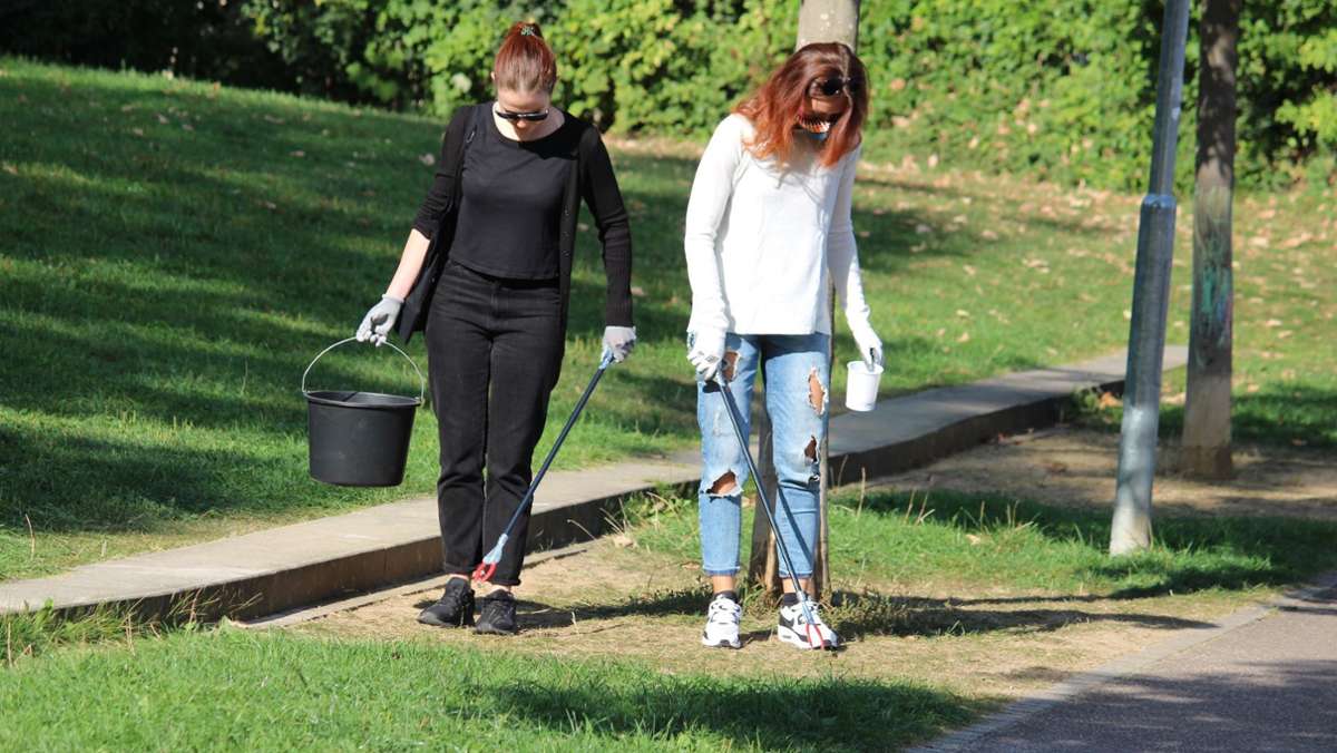 World Cleanup Day in Esslingen: Esslinger räumen ihre Stadt auf