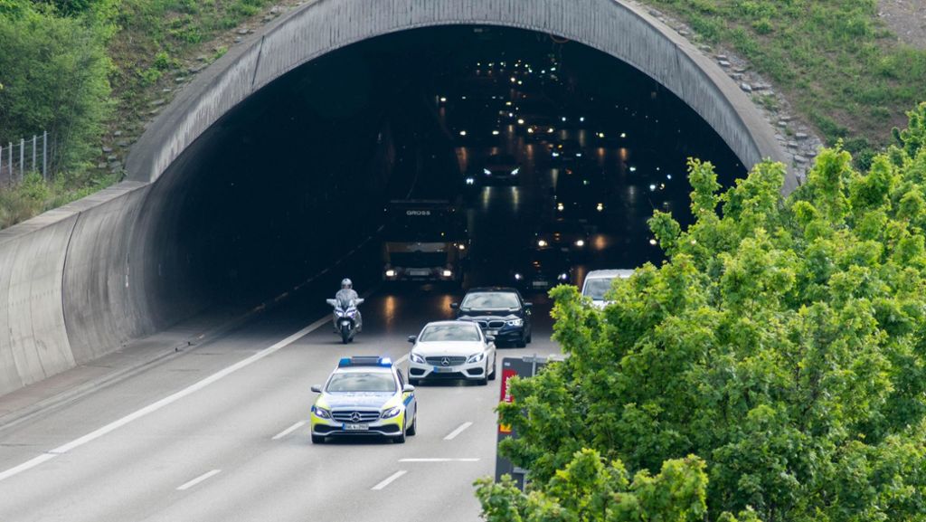 A 81 bei Leonberg: Engelbergtunnel mehrere Nächte gesperrt