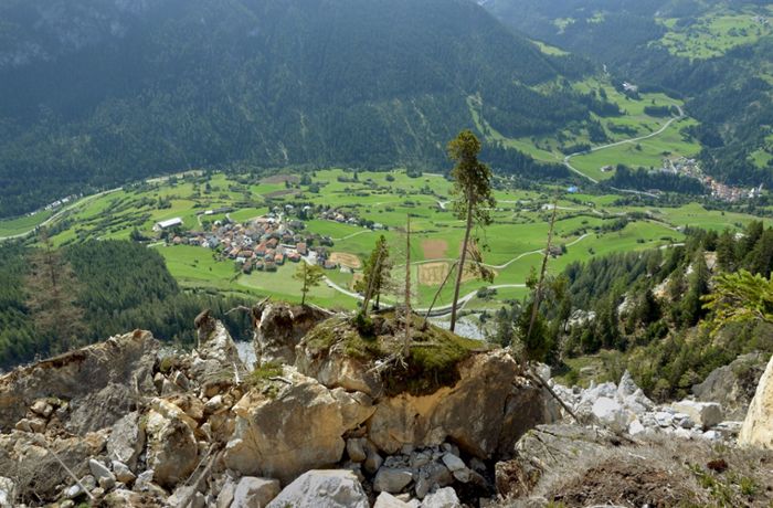 Umwelt: Warum ein Schweizer Bergdorf abzurutschen droht