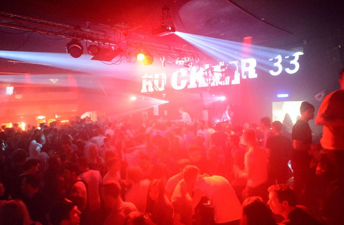 Eine Szene von der letzten Party im Rocker 33. Foto: StZ/7aktuell.de