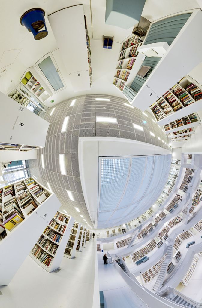 Bücher satt: die neue Stadtbibliothek