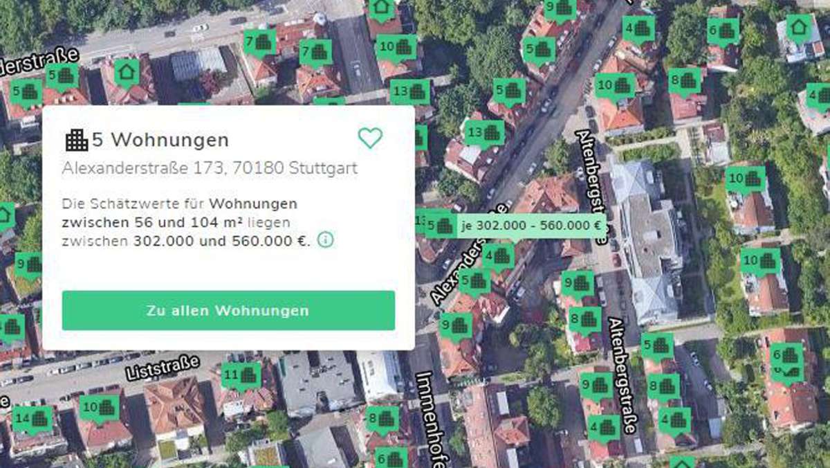 Häuser und Wohnungen in Stuttgart: Wie viel ist meine Immobilie wert?