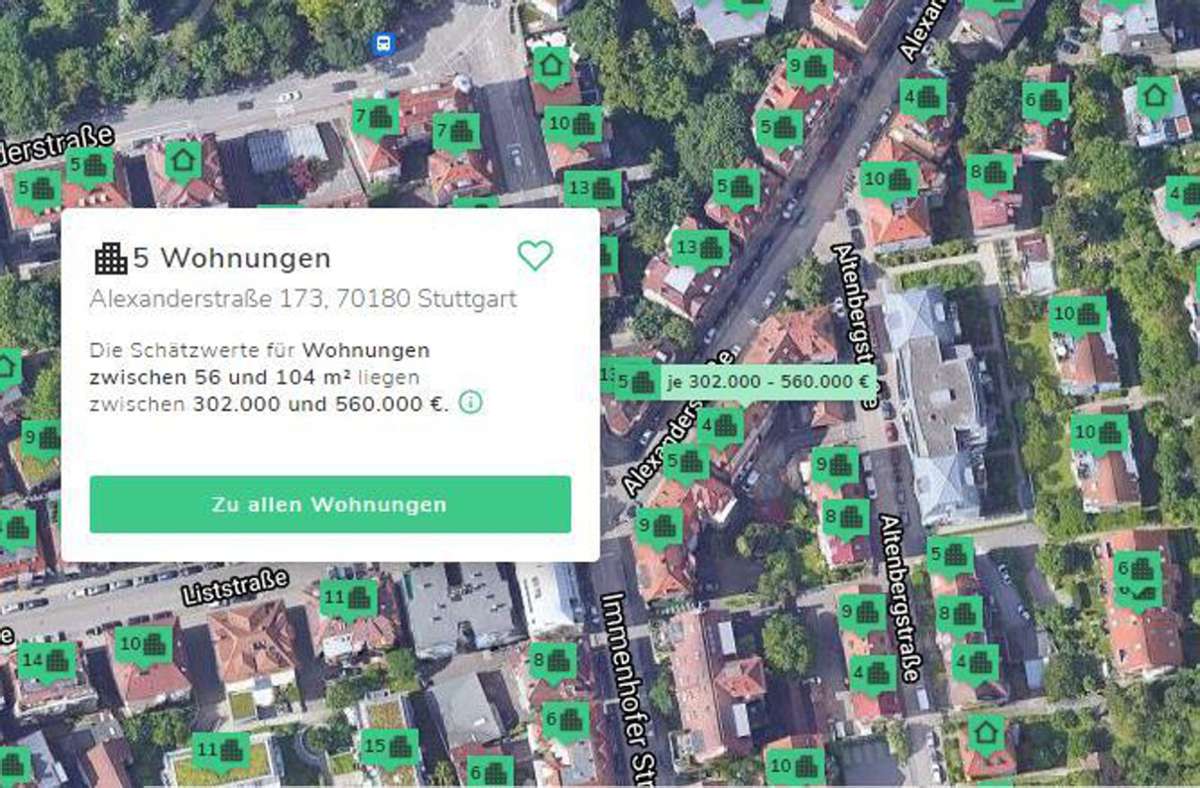 Hauser Und Wohnungen In Stuttgart Wie Viel Ist Meine Immobilie Wert Stuttgart Stuttgarter Zeitung