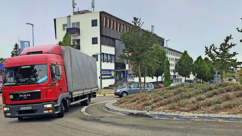Sperrung in Leinfelden-Echterdingen: Notfallsanierung für einen Kreisverkehr