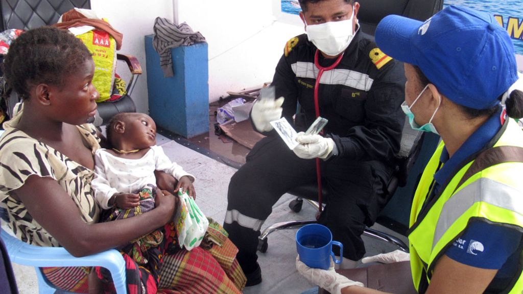 US-Militär schickt Hilfe: Helfer warnen in Mosambik vor Krankheiten