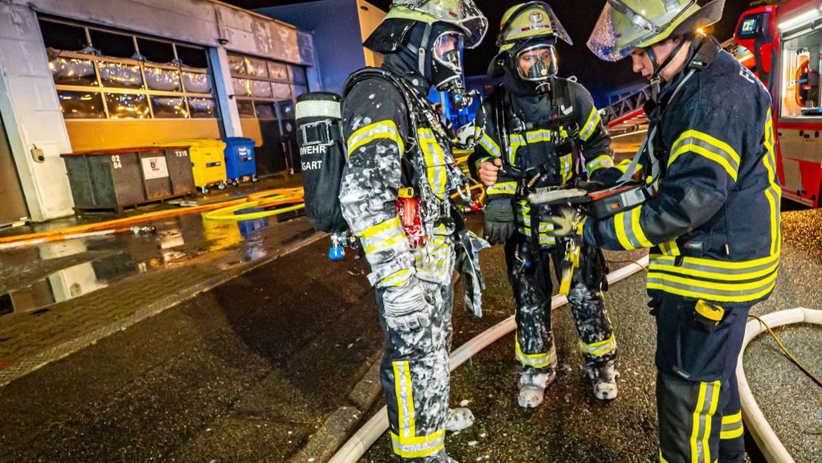 Großbrand in Schreinerei: Brandstifter gehen wieder in Stammheim um