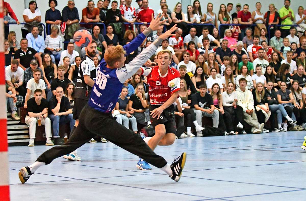 Handball TV Oeffingen, SV Fellbach 750 Zuschauer sehen packendes Duell