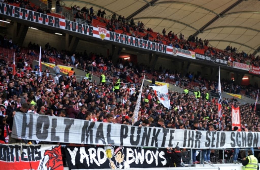 Klare Aufforderung der VfB Stuttgart Fans