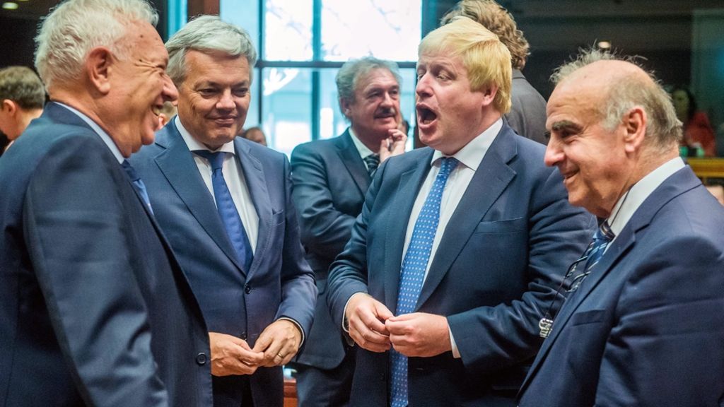 Boris Johnson in Brüssel: Kein böses Wort über die EU