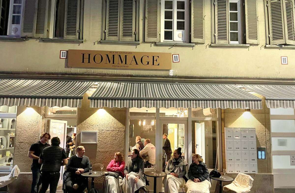 Auch die Bar Hommage ist ein Gewinn für das Leonhardsviertel.