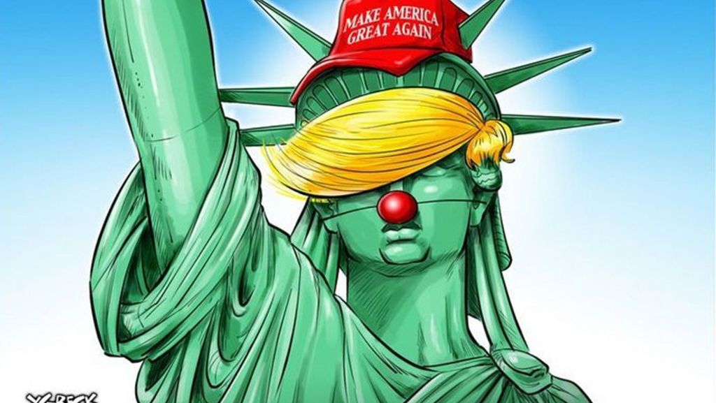 Cartoons zur US-Wahl: Die besten Trump-Karikaturen im Internet