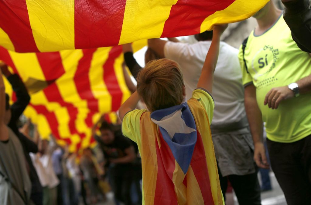 Sehen Sie in unserer Bildergalerie weitere Fotos von den Demonstrationen in Barcelona.