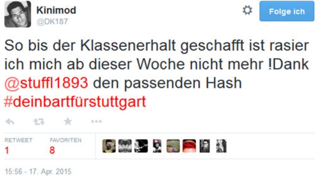 #deinBartfürStuttgart: Rasur-Boykott für den VfB Stuttgart
