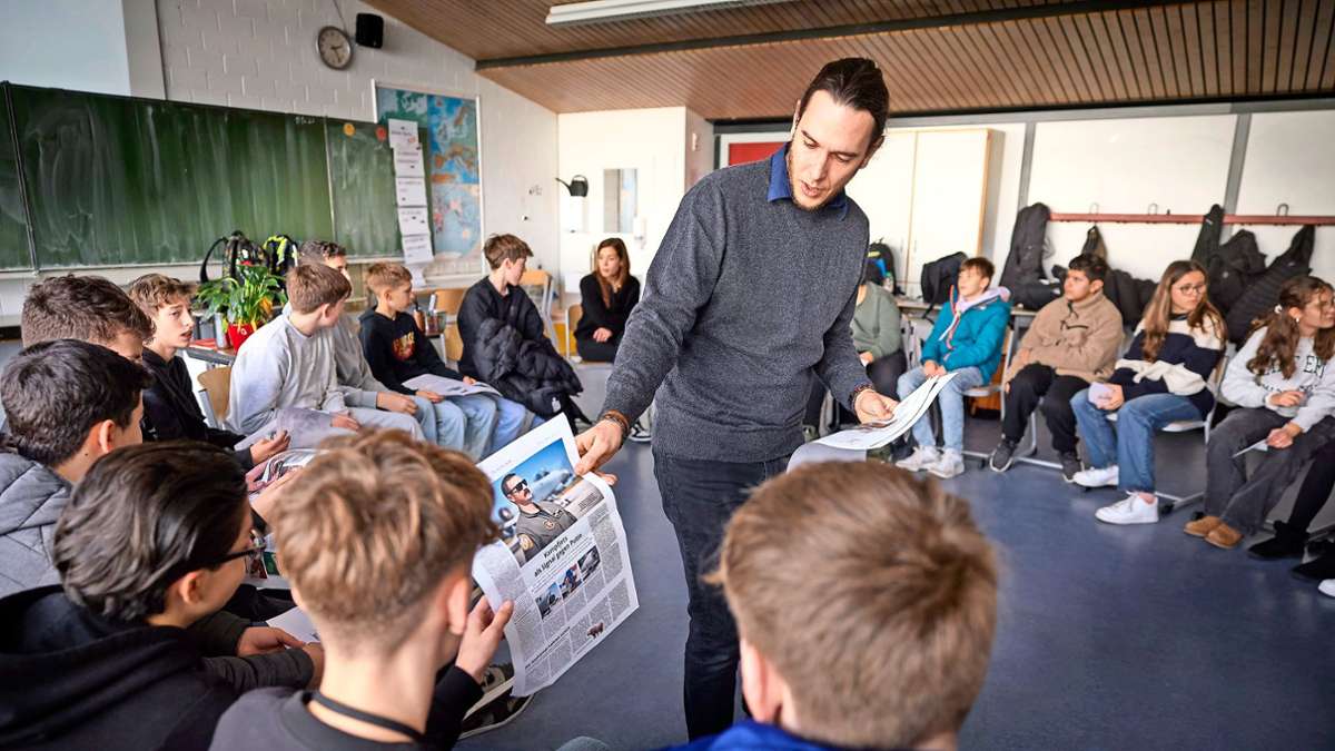 Projekt „Zeitung in der Schule“: Das wollen Kids und Jugendliche von unserem Redakteur wissen