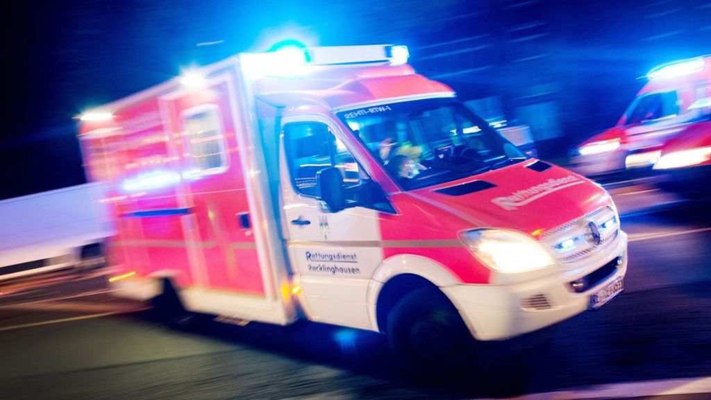 Unfall in Lenningen: 57-Jähriger kippt mit Radlader um