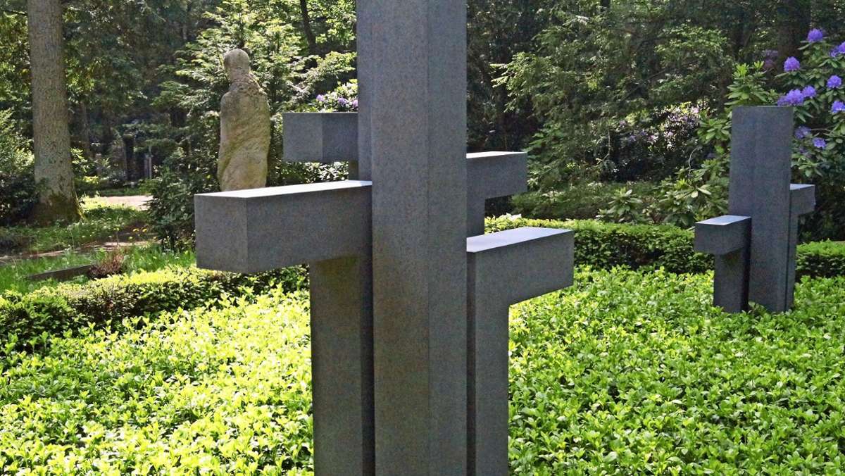 Waldfriedhof in Stuttgart-Degerloch: Wenn bei der Beerdigung der Laubbläser dröhnt