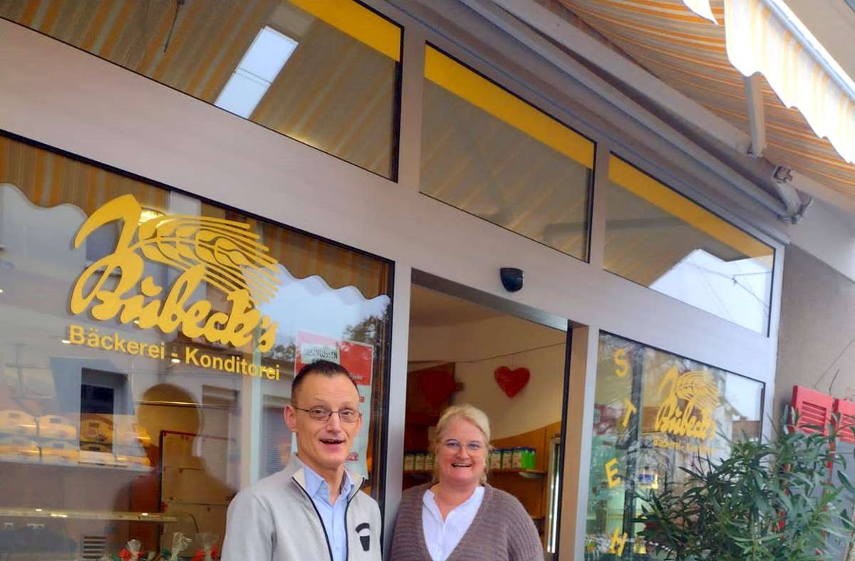 Claus-Jürgen Blank und Daniela Blum geben ihre Bäckerei Bubeck in Obertürkheim ebenfalls auf.