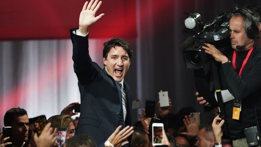 Erste Prognosen aus Kanada: Trudeaus Liberale stärkste Kraft - Absolute Mehrheit dahin