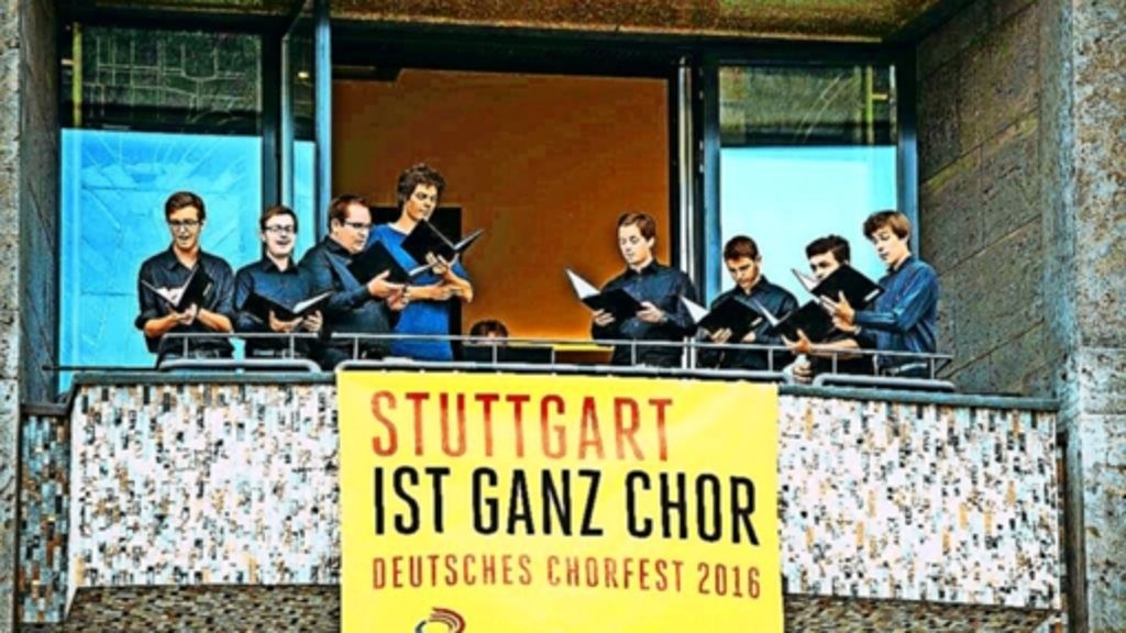 Chorfest in Stuttgart: Vier Tage lang soll die Stadt klingen