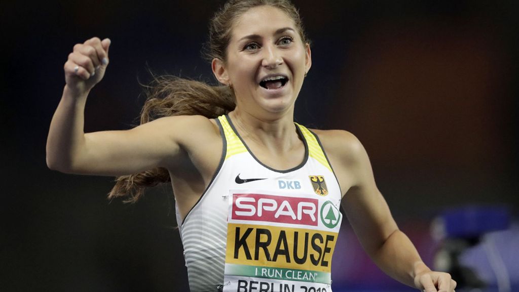 Leichtathletik-EM in Berlin: Hindernisläuferin Krause verteidigt ihren Titel