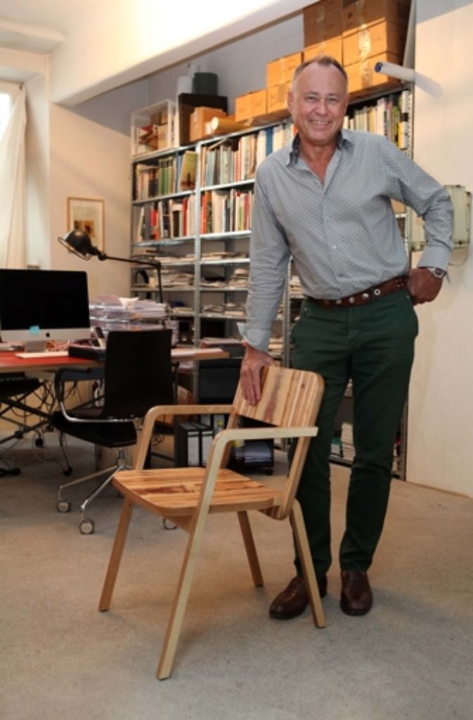 Unverkennbares Design: der „Prater Chair“ von Richard Lampert steht auch im Google Headquarter in London.