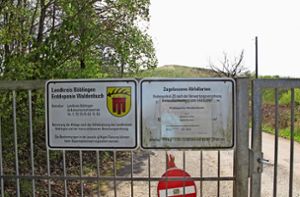 Die seit 2014 geschlossene Erddeponie  soll erweitert werden. Foto: Malte Klein