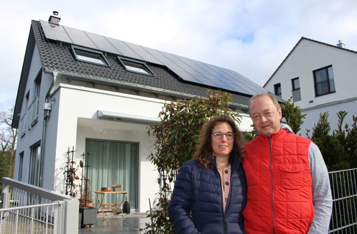 Ausgezeichnetes Klimahaus in Leinfelden-Echterdingen: Bei schönem Wetter ist das Eigenheim autark