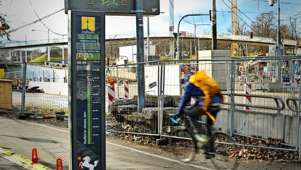 Rekord in Stuttgart: Radler  knacken die Millionengrenze