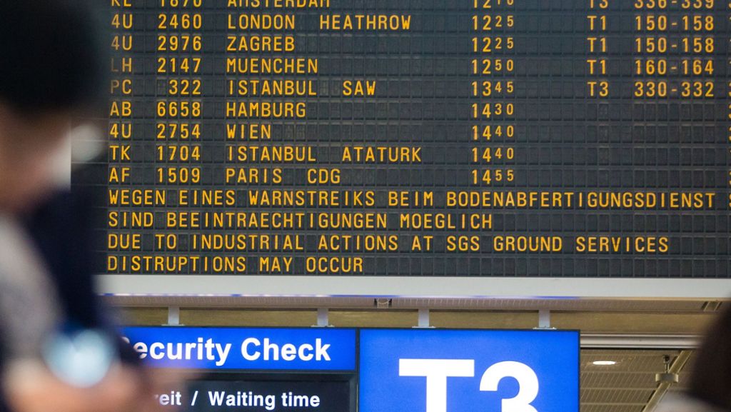 Flughafen Stuttgart: Weiterer Warnstreik steht an