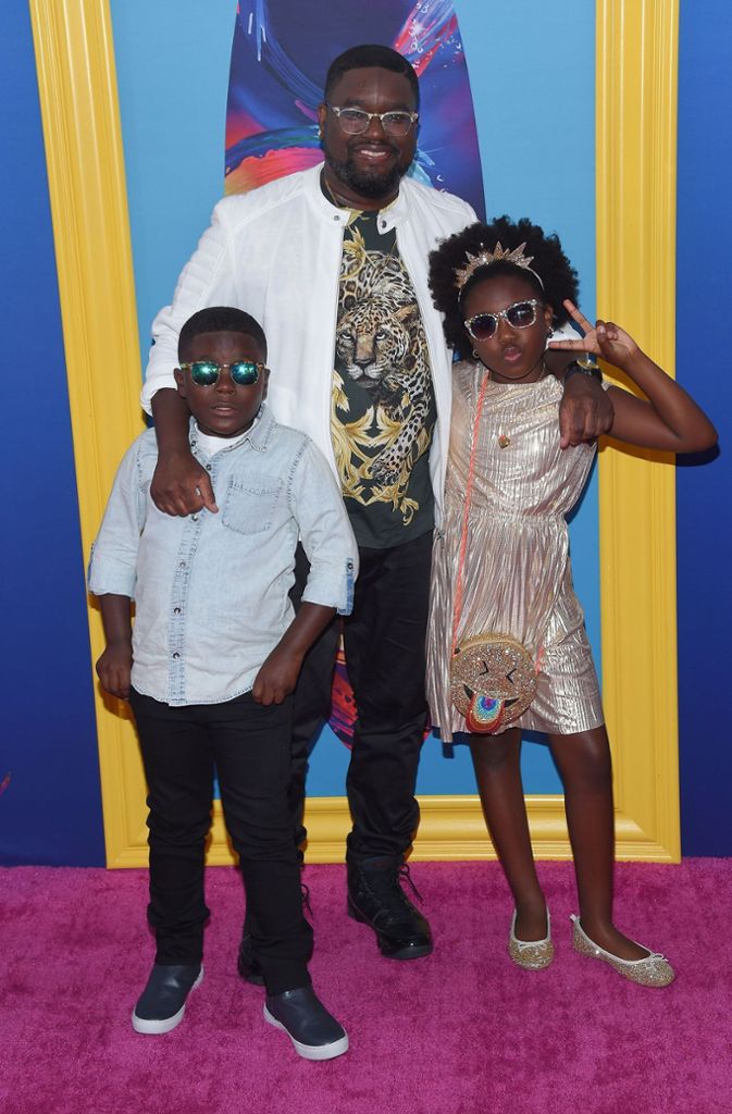 Comedian Lil Rel Howery brachte zur Verleihung seine Kinder mit.