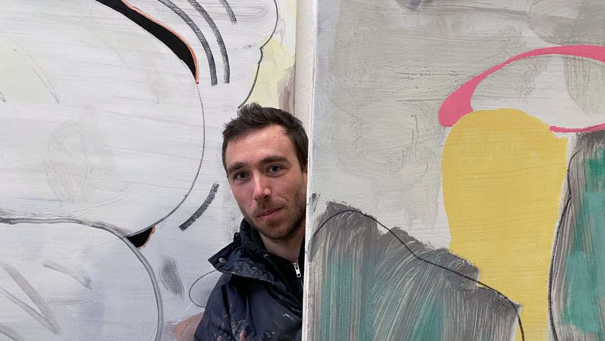  Es gibt sie noch, die guten Nachrichten. Bastian Börsig kann von seiner Kunst inzwischen leben. Wie macht der Karlsruher Maler das? 