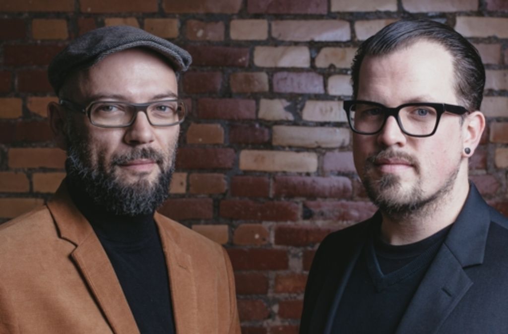 Marc C. Woehr (links) und Daniel Unger möchten weg von temporären Sachen und eine Institution für urbane Kunst etablieren.