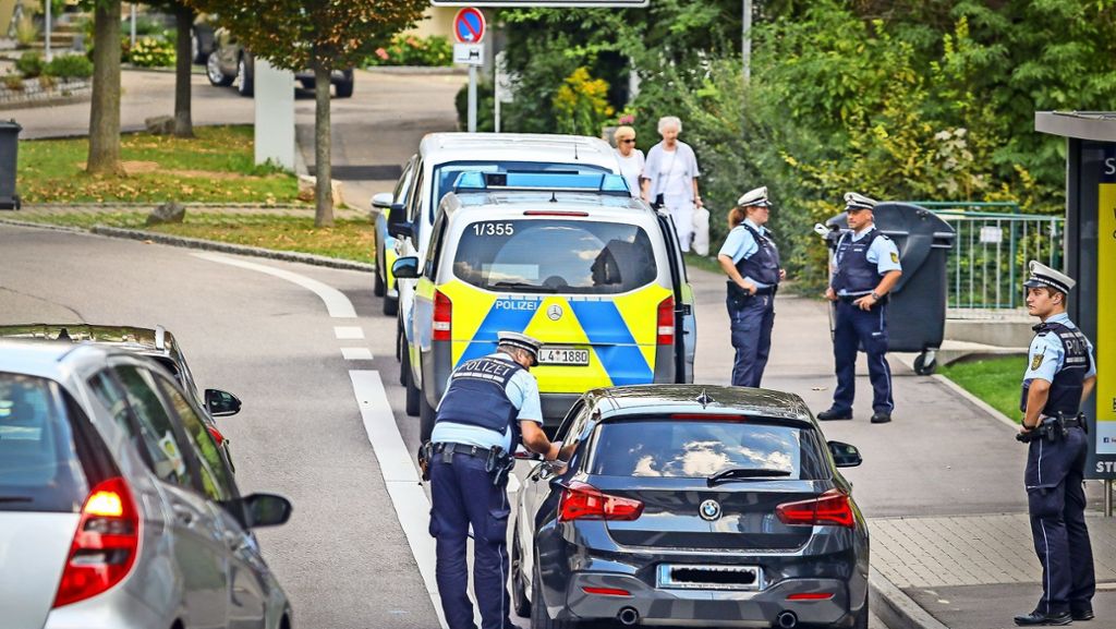 Polizeikontrolle in Leonberg: 100 Euro Bußgeld und ein Punkt