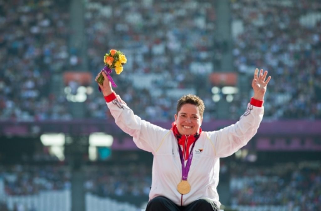 Die Leichtathletin Birgit Kober holte in London zwei Goldmedaillen für Deutschland.