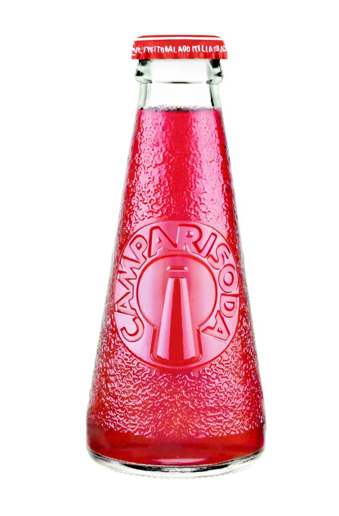 Die Campari-Flasche ist ein futuristischer Entwurf.