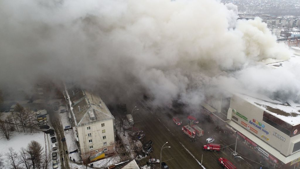 Sibirien: 64 Menschen sterben in brennendem Einkaufszentrum