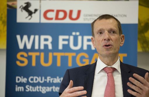 CDU-Fraktionschef Alexander Kotz kritisiert, dass sich der Grünen-OB nicht genügend um Visionen kümmere und nicht wirklich gestalten wolle. Foto: Lichtgut/Leif Piechowski