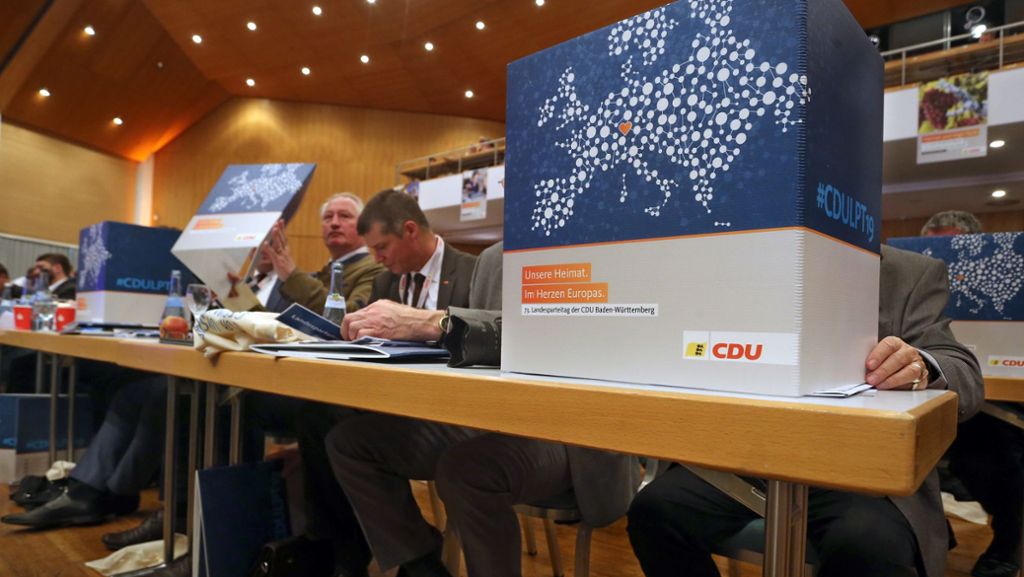 CDU-Parteitag: Weniger Stuttgarter in der Parteispitze