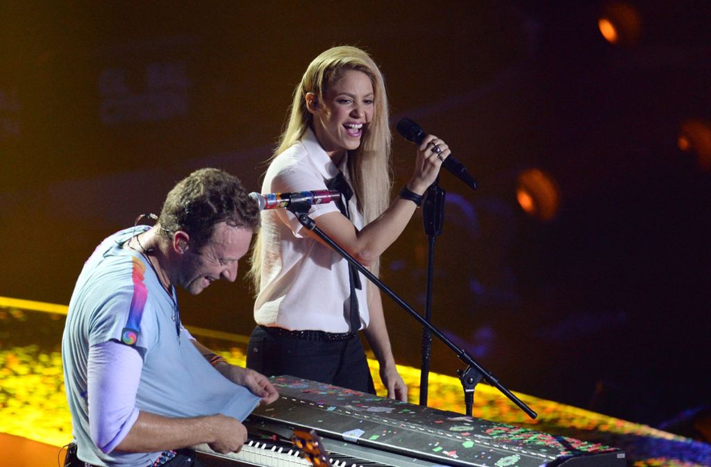 Auch das war G20: Beim Global-Citizen-Festival spielten Superstars wie Shakira und Coldplay-Frontmann Chris Martin ohne Gage, um das gemeinnützige Global-Citizen-Projekt zu fördern.
