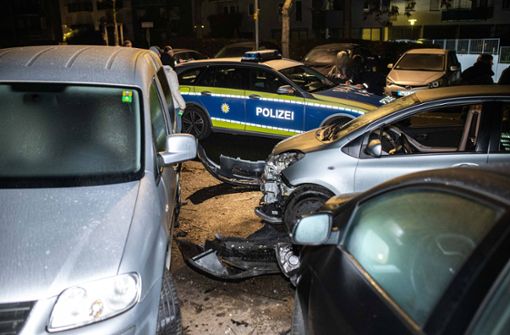 Der 18 Jahre alte Autofahrer kollidierte mit gleich mehreren Fahrzeugen. Foto: 7aktuell.de/Simon Adomat/7aktuell.de | Simon Adomat